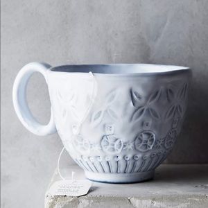Anthropologie BRAND NEW Etched Geo Mug